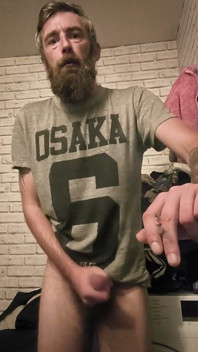 Wielki twardy kutas wanking i palenie