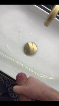 Here Is My Cumshot From Last Night. Who Is Going to Lick It up First?