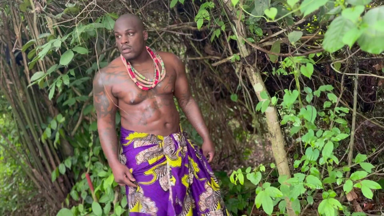 Daddy Black XXX: Stepdaddy Getting Fucked in the Forest