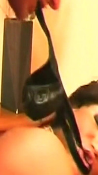 Busty Brunette Trans Cougar Rides Her Man with Wild Hunger