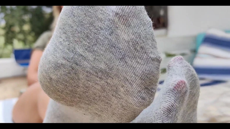 Goddess Lena: Jerk for My Sweaty Socks!