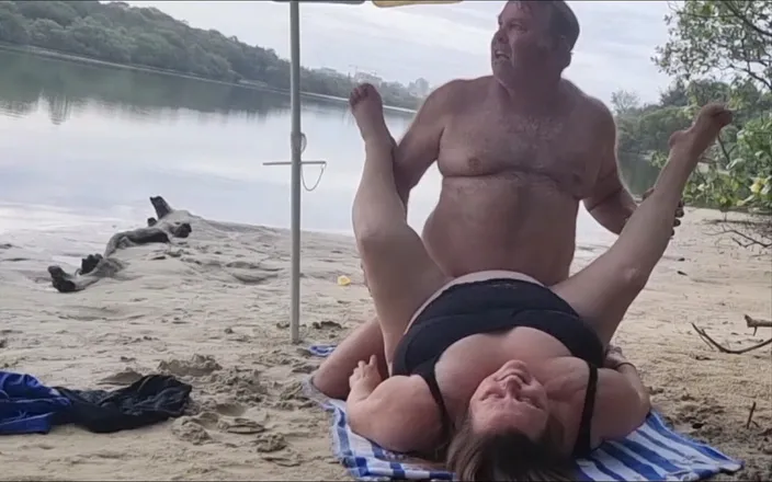 WeAreFukBunnies: Almost caught fucking at the river - Exclusive on FapHouse