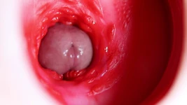 Kepala besar yang bagus meluncur ke dalam lubang berkilat manis kawan baik!