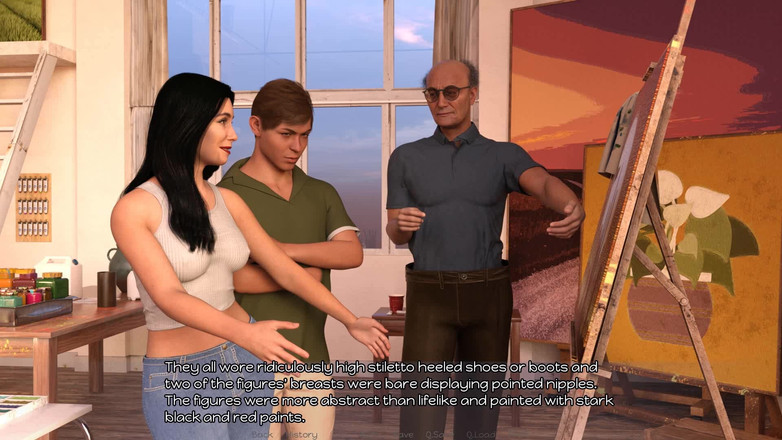 Dirty GamesXxX: Tiga panel: istri sange ini dicrot di dalam - episode 1