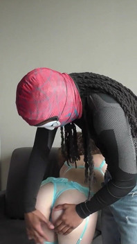 Misschaudexxx Gets Anal-fucked and Double Penetrated by a Big Black Cock.