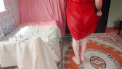 Playful Sissy Giving Naughty Seductive Energy with Moves
