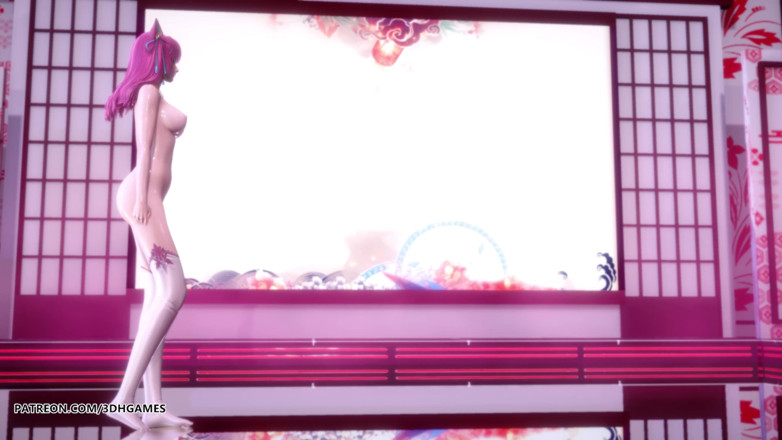 3D-Hentai Games: [MMD] IU - LILAC Spirit Blossom Ahri Sexy Naked League Of...