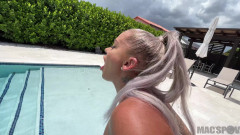 J-Mac: Hot Aussie Hayley Davies Blonde Gets Fucked and Lifted Outdoors...
