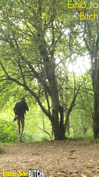 Whore Fantasy. a Transvestite Slut Walks Around a Cum Dump P U B L I C Cumslut in Exhibition Available.