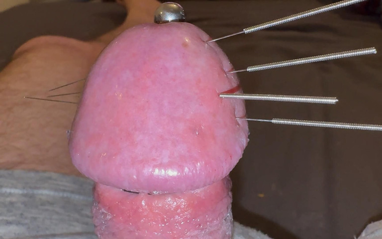 Needles Through the Thick, Hard Glans, Mega Orgasm (Buxte extreme)
