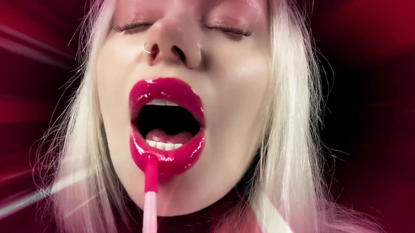 Forbidden Lipstick Application (Goddess Misha Goldy)