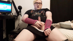 Jerking My Hard Girlcock