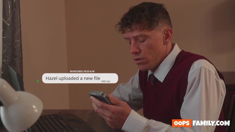 OopsFamily: Naughty Brunette with Huge Tits Hazel Moore Gets Her Cunt...