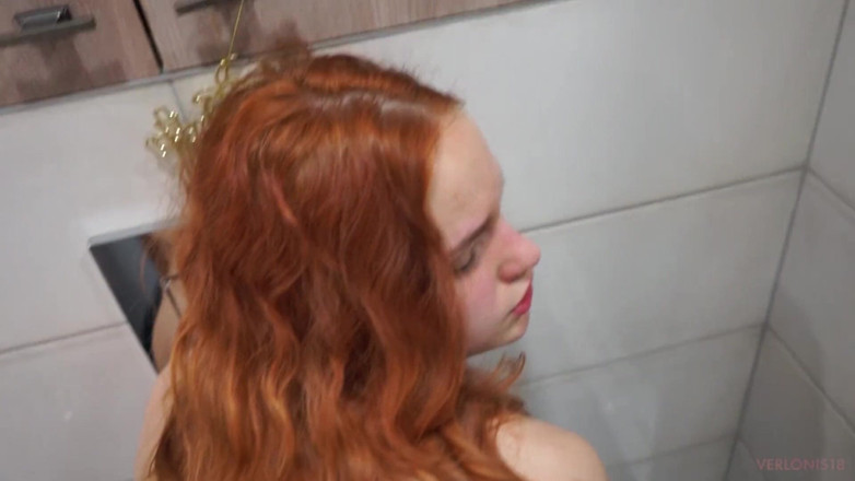 Verlonis: Her cuckold husband couldn't fix the washing machine, so he...