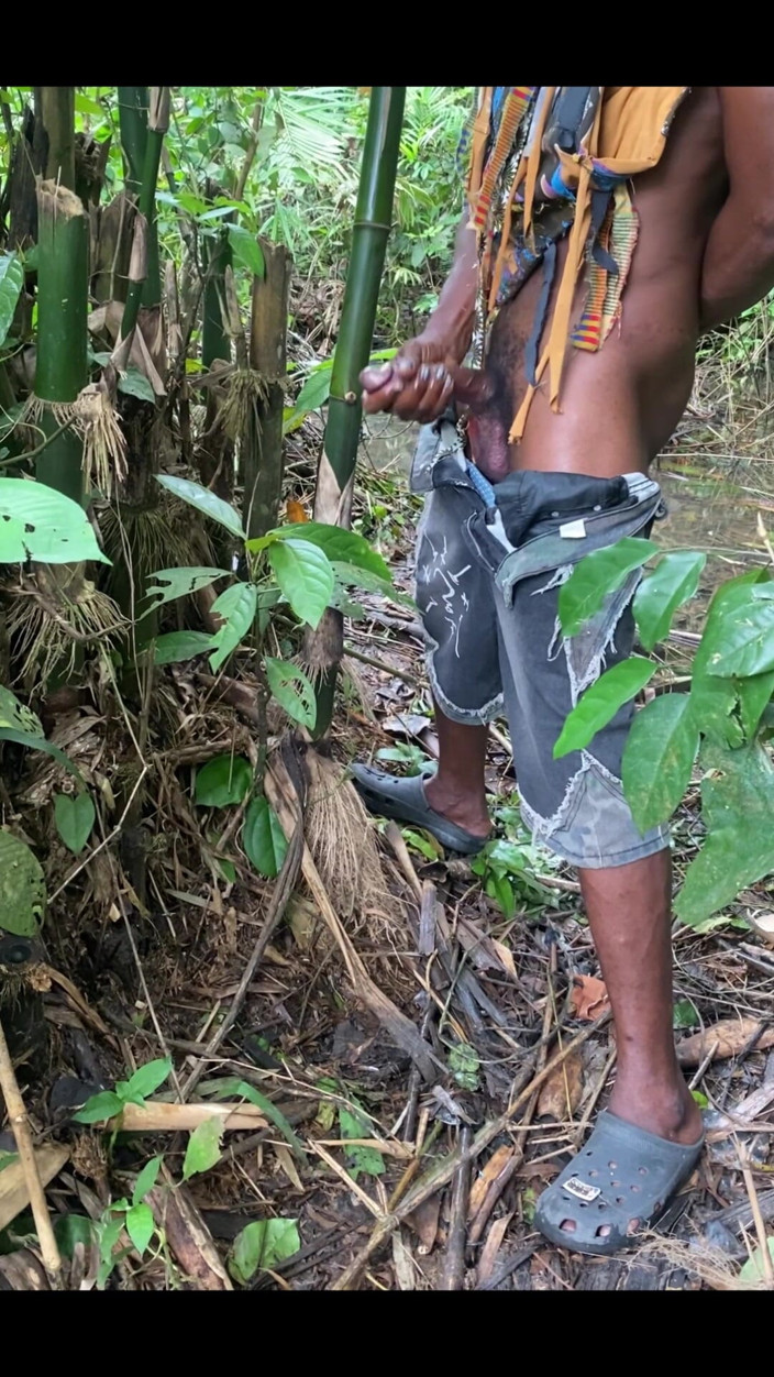 assdriller50: Pouring Cum in the Forest