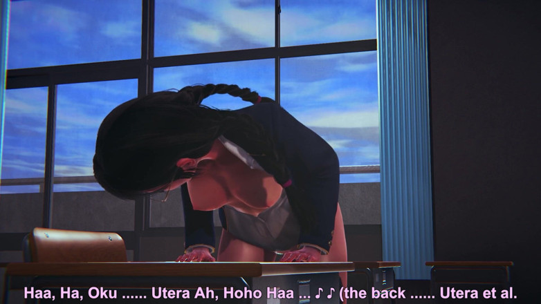 Waifu club 3D: DVA se la follan en el escritorio de la universidad