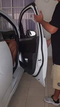 The Hottest Girl of All Time. Sexy Colombian Babe Fucking in the Car.