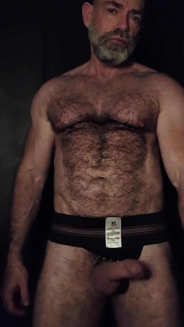 Hairy Muscle Bear Showing off (Jack van Dean) Hairy Muscle Bear Showing off (Jack van Dean)