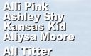 Edge Interactive Publishing: Alli Pink &amp;amp; Ashley Shy &amp;amp; Kansas &amp;amp; Aliysa Moore が月を観戦 Vagflash