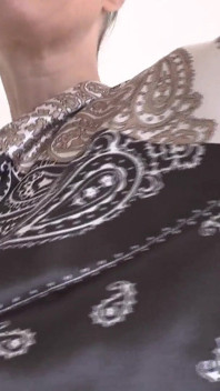 Satin Headscarf Fashion Show and Cumming on a Scarf, JOI, Lady Victoria Valente