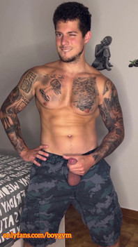 My Military Cock Cums with No Touch