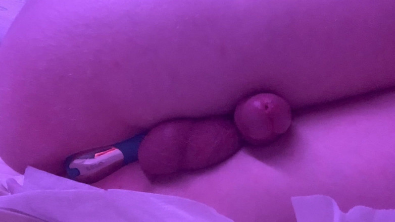 Brashen: Keine hände, von anal-vibrator abspritzen