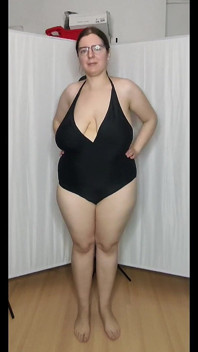 Tempo in spiaggia - costume da bagno per l'estate prova