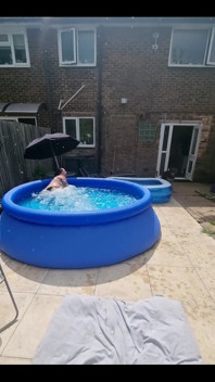 Diving in the Freezing Pool!