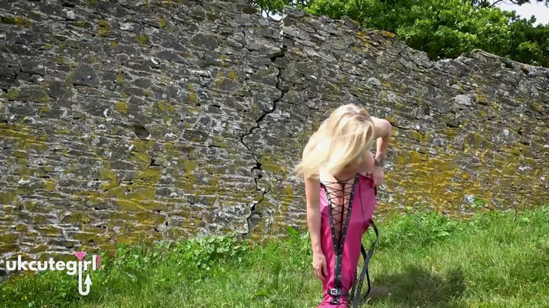 UKCuteGirl Lucy Lauren: Pink Leg Binder Self Bondage Fail