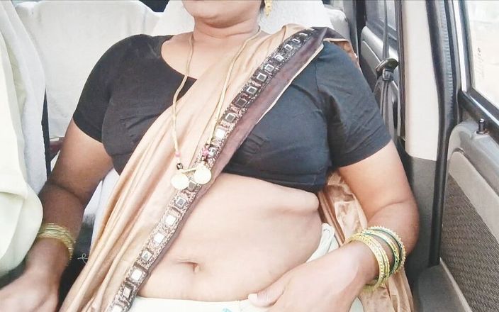 Telugu Honey Lips: India Cal Gil autoseks met klant Telugu vuile praat.