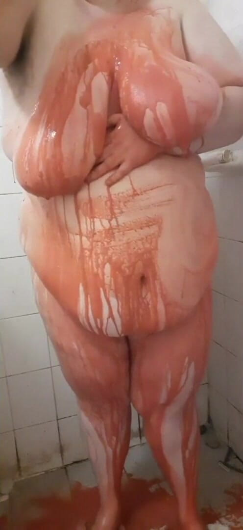 LaLaDelilah: Barva na tělo nalévání bbw
