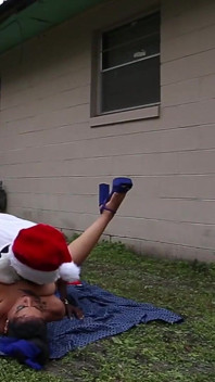 Santa Empties His Sack Into a Ho Ho Ho