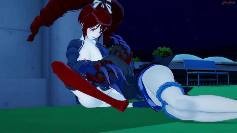 Hentai Smash: Futa Micha fode Garie e fode de quatro novamente uma...
