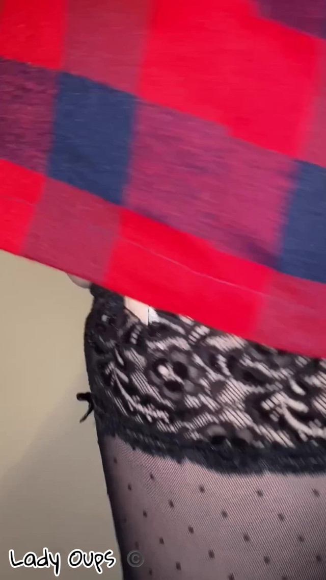 Scottish Mini Skirt and Vibrating Sex Toys (Lady Oups exhib & Slave Mom)