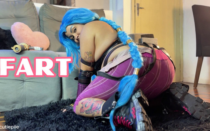 Cutiepiie Chubby: Jinx Cosplay Пердеж доминирование - поклоняйся моей заднице и вонючий газ