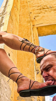 Soles and Submission in Gladiator Sandals