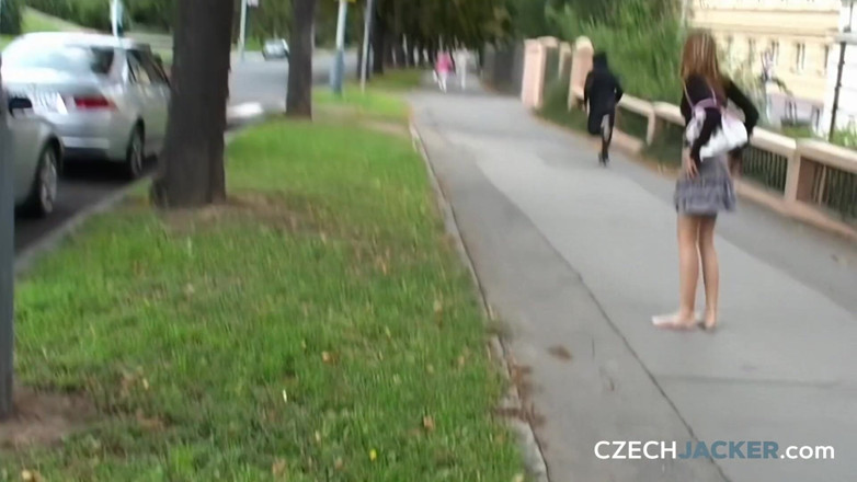Czech Jacker: Czech jacker 8: спідниця вниз, дупа назовні - вона планувала кожну секунду