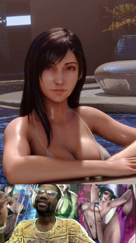 Big Huge Milky Breast Ass Tifa Shows You Her Tasty Milkies