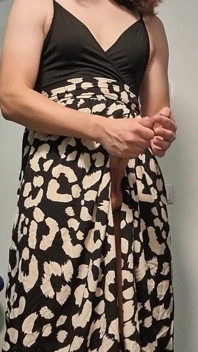 Spaß in meinem neuen kleid haben