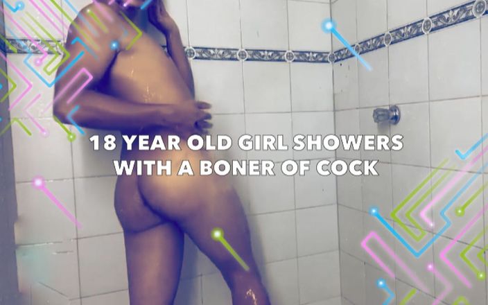 Evan Perverts: 18 岁女孩与勃起的鸡巴淋浴