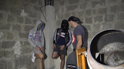 RAW FRENCH PIGS: Jess sucking real young straights dudes