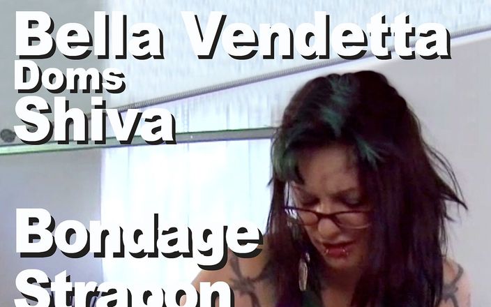 Edge Interactive Publishing: Bella Vendetta doms l&amp;#039;esclave Shiva, bondage, pénétration avec gode ceinture