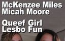 Edge Interactive Publishing: McKenzee Miles, Micah Moore regină și distracție lesbiană