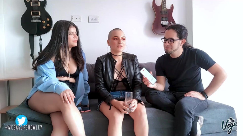 Selena Vega: 甘いコロンビアの女の子メリダは、ホットな3Pでラスベガスで彼女のポルノ処女を失います!!