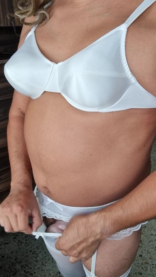 My panties: Lingerie blanche sexy