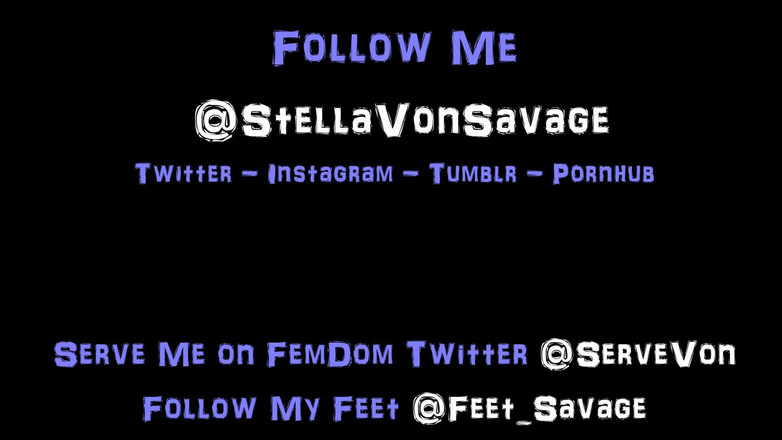 Stella Von Savage: 贞永远 - 女主调教挑逗和否认