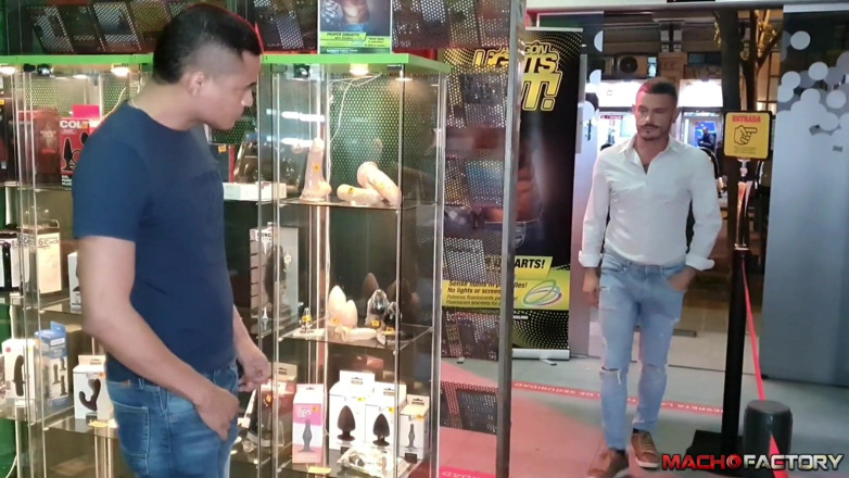 Macho factory: Hunting for Asses in the Public Bathroom