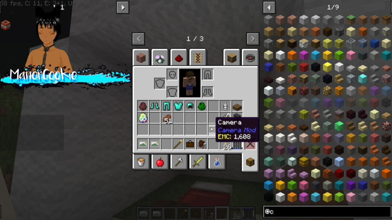 Manor Cookie: Minecraftのジェニーモッドファップクラフトは筋肉質の継母アレックスで、彼女のお尻は巨大です