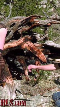 Focení Veronica Wild na horách