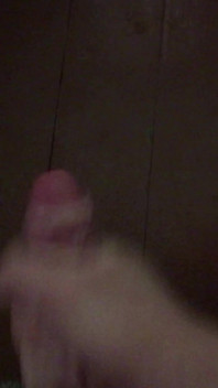 Jerking off Member, Man Fingering Dick